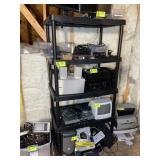 PLASTIC SHELVING UNIT, 36 IN X 18 IN X 37 IN, ONE