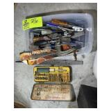 GROUP OF ASSORTED HAND TOOLS, CLAMPS AND FILES