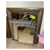 GROUP OF WALL MIRRORS, 21 IN X 25 IN UP TO 29 IN X