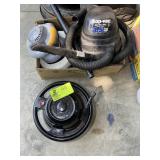 GROUP OF BUFFERS AND SMALL SHOP VAC