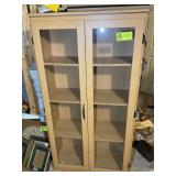 TWO DOOR CABINET, 31 IN X 12.5 IN X 60 IN