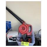 TOTE WITH BLACK AND DECKER 20 VOLT DRILL AND BLOWE