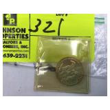 ONE HALF OUNCE FINE GOLD 25 DOLLAR COIN