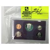 UNITED STATES PROOF SET 1984, PENNY, NICKEL, DIME,