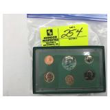 UNITED STATES 1991 UNCIRCULATED BANK SET,PENNY, NI