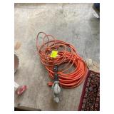 DROP CORD AND CORDED WORK LIGHT, GARAGE