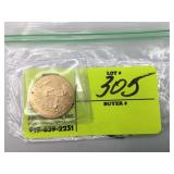 LIBERTY ONE OUNCE GOLD 50 DOLLAR COIN