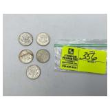 10 1968 KENNEDY HALF DOLLARS