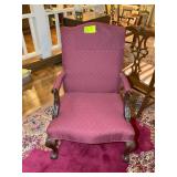 UPHOLSTERED OCCASIONAL ARM CHAIR