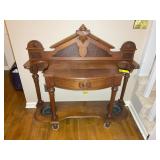 APPEARS TO BE VINTAGE, HALL TABLE UMBRELLA STAND,