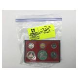 1976 UNITED STATES PROOF SET, PENNY, NICKEL, DIME,