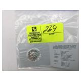 UNCIRCULATED GEORGE WASHINGTON SILVER COMMERATIVE
