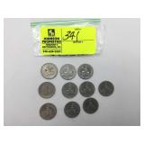 TEN BICENTENNIAL KENNEDY HALF DOLLARS