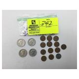 FOUR SUSAN B. ANTHONY DOLLARS, 1910, 1936, 1937, A