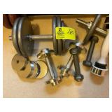 GROUP OF WEIGHTS, DUMBBELLS, ETC, 2ND FLOOR