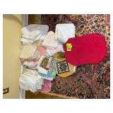 GROUP OF PLACE MATS AND TABLE CLOTHS