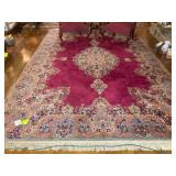 LARGE WOVEN AREA RUG, 104 IN X 144 IN