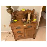 VINTAGE WAS STAND, 31 IN X 16 IN X 39 IN , 2ND FLO