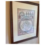 TWO FRAMED PRINTS, 2ND FLOOR