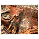 CONTENTS ON TOP OF DRESSER, SEASHELL LAMP, BEER ST