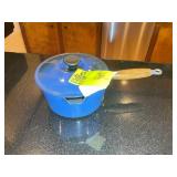 LE CREUSET NO 20 POT WITH LID