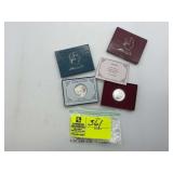 2 UNCIRCULATED 1732 -1982 SILVER COINS