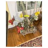 GROUP OF ARTIFICIAL FLOWERS
