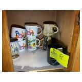 GROUP OF COFFEE MUGS