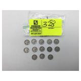 13 1930S MERCURY DIMES