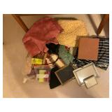 GROUP OF PURSES, BAGS, PICTURE FRAMES, PHOTO ALBUM