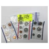 2 1981, 1 1984 COIN SETS