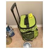 ROLLING COOLER AND ELECTRIC LANTERN