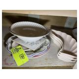 GROUP OF SERVING PLATES