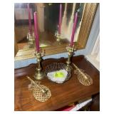CANDLE HOLDERS WITH CANDLES