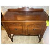 TWO DOOR BUFFET, 38 IN X 18 IN X 40 IN, NO CONTENT