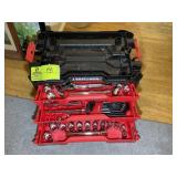 CRAFTSMAN SOCKET SET, 1/4, 3/8, AND 1/2 IN