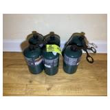 GROUP OF 6 1 LB PROPANE TANKS