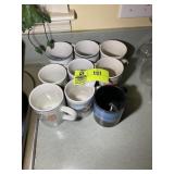 GROUP OF COFFEE MUGS
