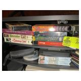 GROUP OF VHS TAPES AND DVD