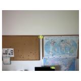PAIR OF CORK BOARDS, APPROX 35 IN X 23 IN