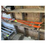 JARVINEN CROSS COUNTRY SKIS, LOCATED IN SHED