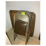 CARD TABLE WITH 4 CHAIRS