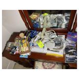 MISC GROUP OF CORDS, OFFICE SUPPLIES, COMPUTER MIC
