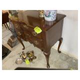 TWO DRAWER SMALL BUFFET TABLE, 30 IN X 18 IN X 30