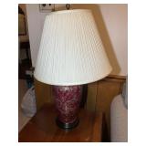PAIR OF TABLE LAMPS, 33 IN TALL