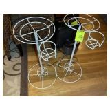 PAIR OF PICNIC STANDS