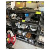 METAL 4 TIER STORAGE CABINET, 36 IN X 18 IN X 51 I
