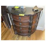 TWO DOOR 4 DRAWER CABINET, 40 IN X 19 IN X 37 IN,