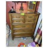 WHITE FINE FURNITURE 5 DRAWER CHEST, 38 IN X 20 IN