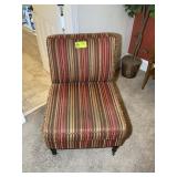 UPHOLSTERED OCCASIONAL CHAIR, 35 IN BACK HEIGHT